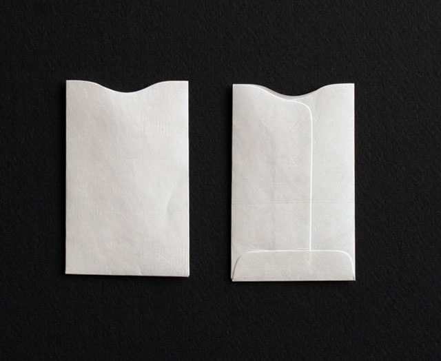 Credit Card envelopes printed and available in Tyvek paper stock. Size 2-1/4 x 3-1/2